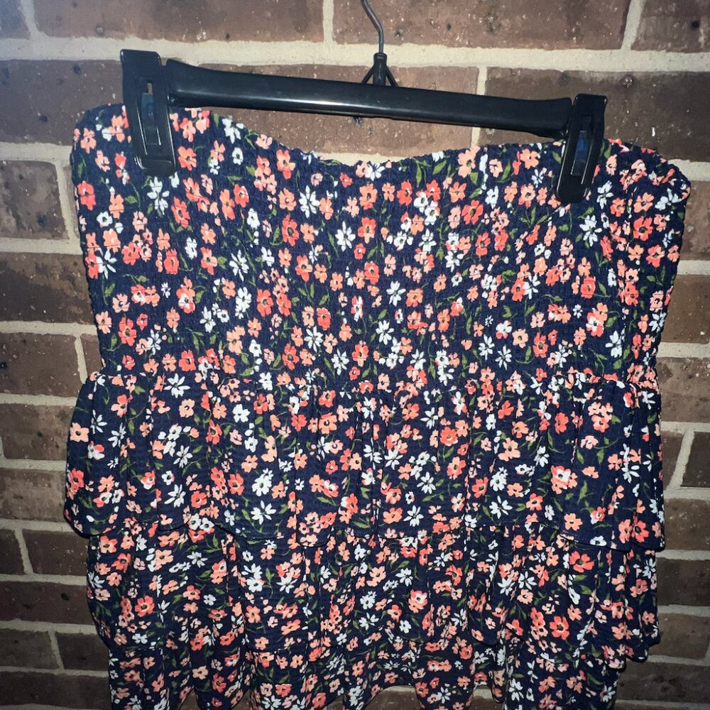 MICHAEL KORS GEORGETTE FLORAL SKIRT- Size Large
